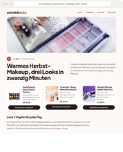 Desktop-Beispiel Beauty & Personal Care